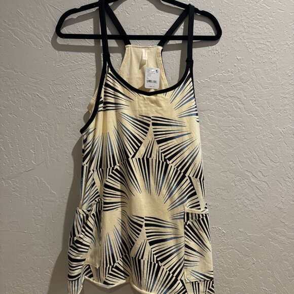 FREE PEOPLEE MOVEMENT Hot Shot Printed‎ Sunrise Geo Combo Mini Dress Size XS NWT - Picture 4 of 10
